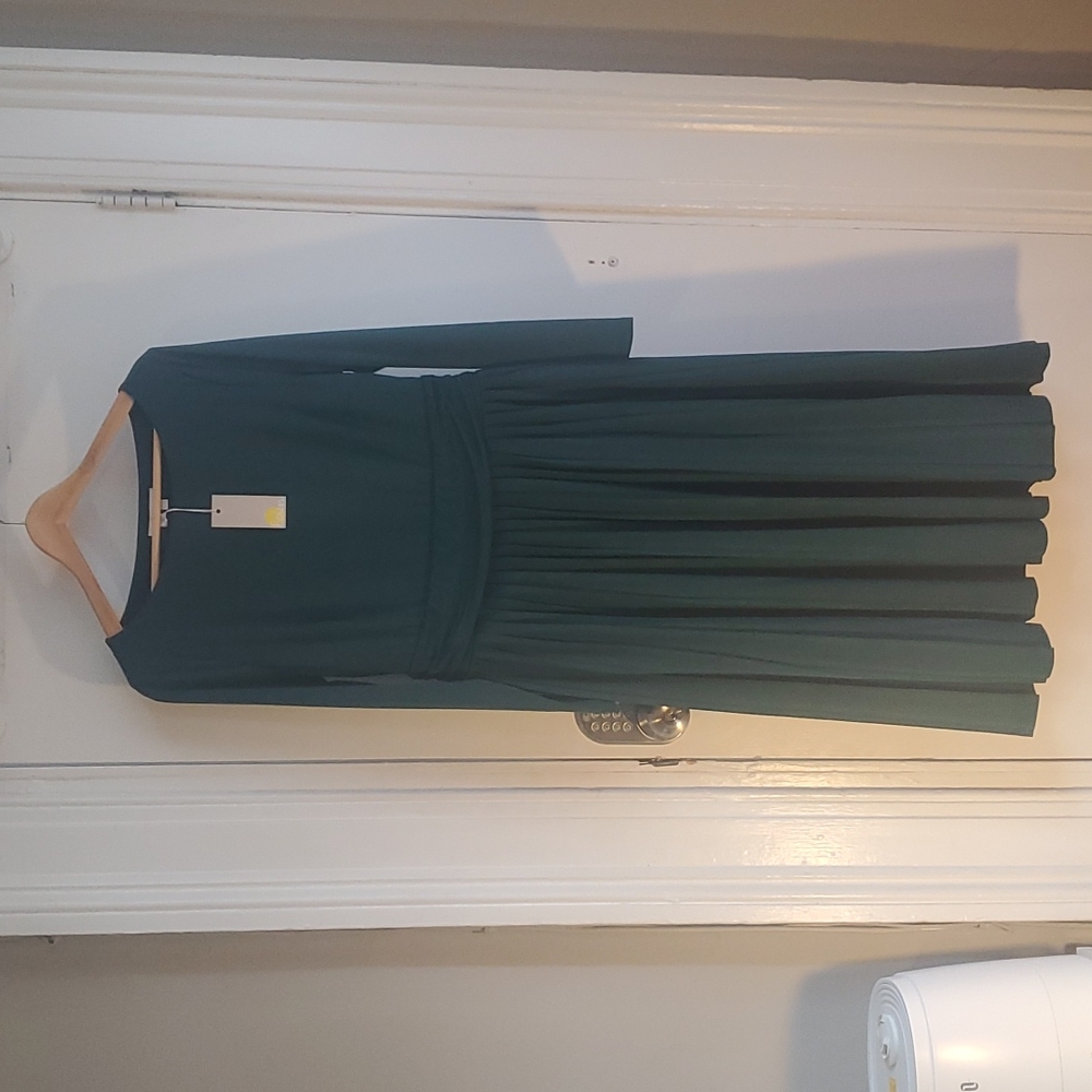 Boden Catherine Jersey Pleated Dress. NWT